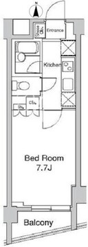 プラウドフラット代々木上原 502 間取り図