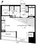 パークアクシス日本橋ステージ 914 間取り図