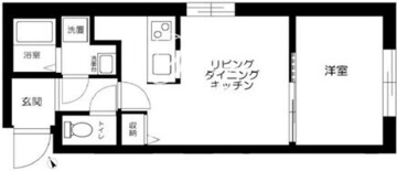 ＺＥＲＤＩＡ綾瀬 202 間取り図