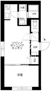 ＺＥＲＤＩＡ綾瀬 203 間取り図