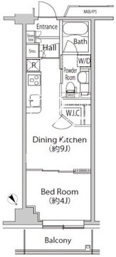 プライムアーバン豊洲 424 間取り図