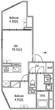 グランパセオ大森3 101 間取り図