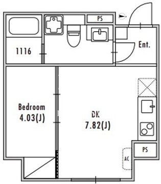 グランパセオ大森3 303 間取り図