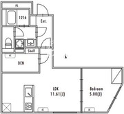 グランパセオ大森3 304 間取り図