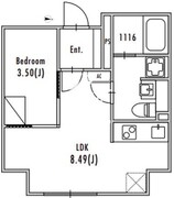 グランパセオ大森3 302 間取り図