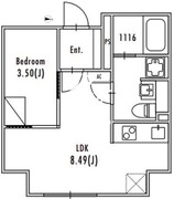 グランパセオ大森3 502 間取り図