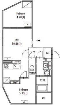 グランパセオ大森3 501 間取り図