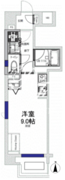 プライムアーバン三軒茶屋 601 間取り図