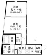 STRIPES東大井 201 間取り図