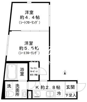 STRIPES東大井 401 間取り図