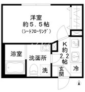 STRIPES東大井 102 間取り図