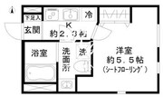 STRIPES東大井 403 間取り図