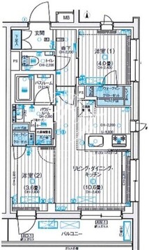デュオステージ西荻窪2 205 間取り図