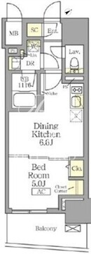 テラス北千住 1503 間取り図
