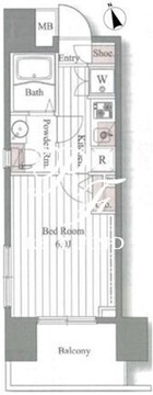 ドゥーエ大森 301 間取り図