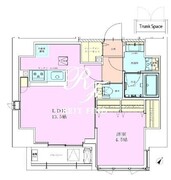 恵比寿レジデンス参番館 702 間取り図