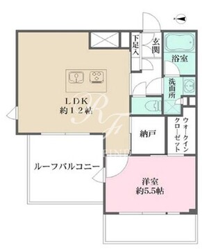 ラペルラ自由が丘2 305 間取り図