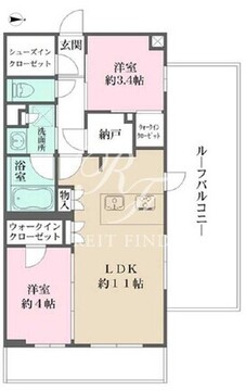 ラペルラ自由が丘2 301 間取り図