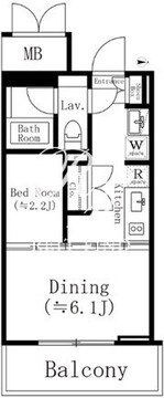 高円寺クロスオーバー 809 間取り図