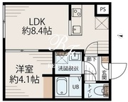 アルファ南千住 501 間取り図