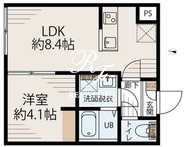アルファ南千住 501 間取り図