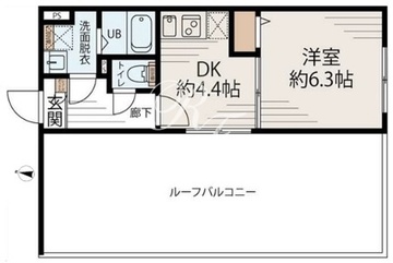 アルファ南千住 502 間取り図