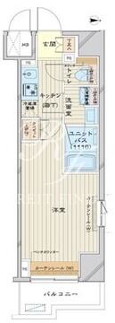 ルーブル南砂町弐番館 201 間取り図