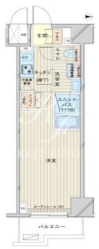 ルーブル南砂町弐番館 605 間取り図