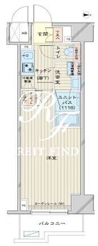 ルーブル南砂町弐番館 203 間取り図