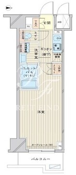 ルーブル南砂町弐番館 602 間取り図
