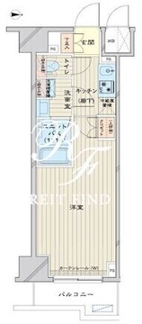 ルーブル南砂町弐番館 402 間取り図