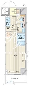 ルーブル南砂町弐番館 601 間取り図