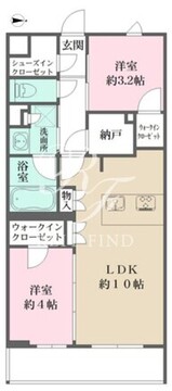 ラペルラ自由が丘2 001 間取り図