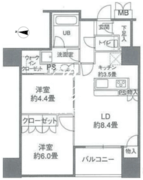 カスタリアタワー品川シーサイド 910 間取り図