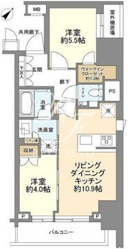 ザ・パークワンズ日本橋人形町 305 間取り図