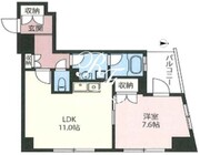 エスティメゾン浅草駒形 402 間取り図