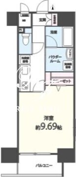 シエル新堀 505 間取り図