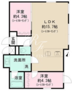 カーサピアッツァ目黒大岡山 201 間取り図