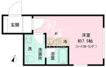 カーサピアッツァ目黒大岡山 403 間取り図