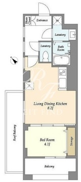HF目黒行人坂レジデンス 408 間取り図