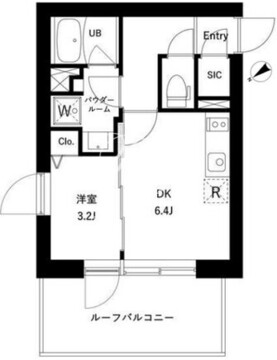 JMFレジデンス新板橋 505 間取り図