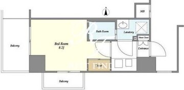 KDXレジデンス中延 501 間取り図