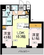 ロイジェント南池袋 303 間取り図