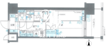 ズーム品川南 1203 間取り図