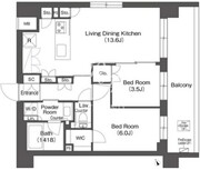 ルーウェ東大泉 307 間取り図