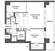 ルーウェ東大泉 308 間取り図
