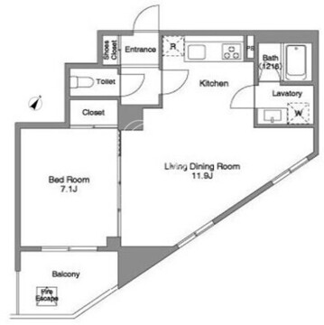 BPRレジデンス練馬富士見台 403 間取り図