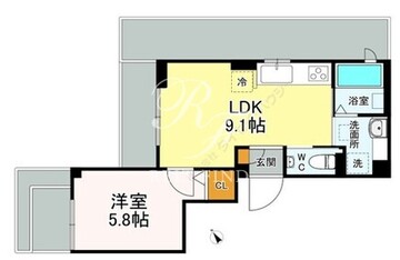 Jo’s Residence高田馬場 303 間取り図