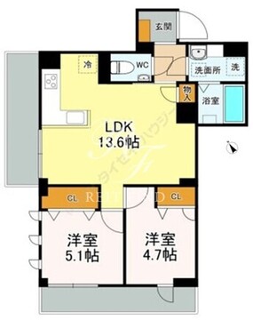 Jo’s Residence高田馬場 302 間取り図