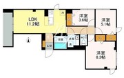 Jo’s Residence高田馬場 204 間取り図